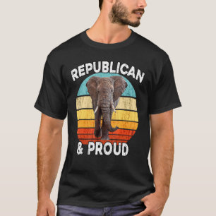 共和党と誇りを持った – 共和党ヴィンテージレトロSu Tシャツ