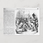 共和党と議会の間の闘い ポストカード (正面)