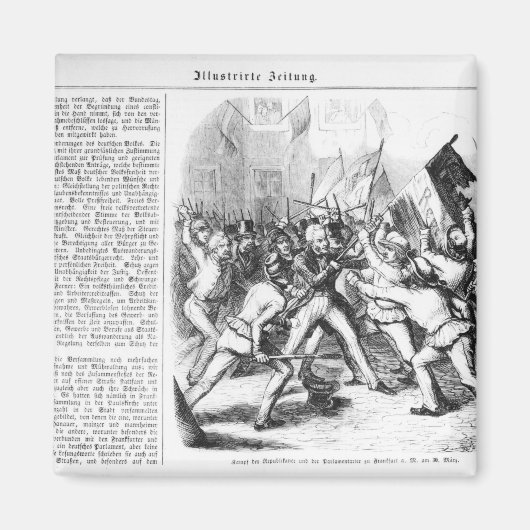 共和党と議会の間の闘い マグネット (正面)