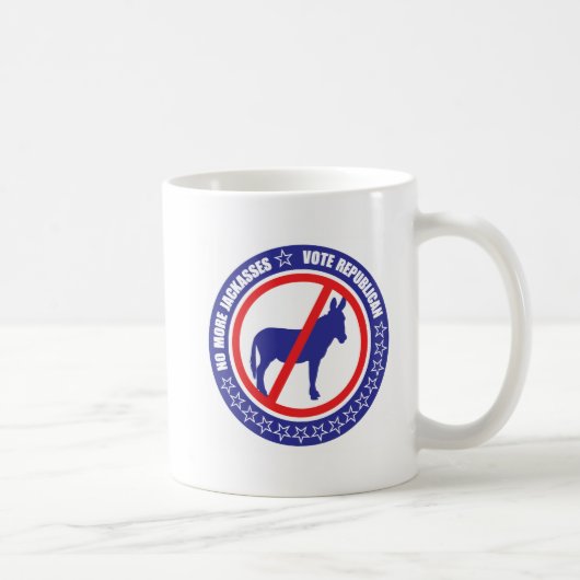 共和党に投票する コーヒーマグカップ (右)