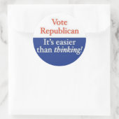 共和党に投票する ラウンドシール (バッグ)