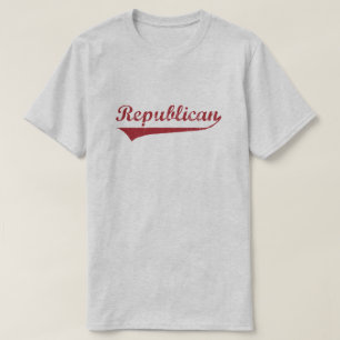 共和党のあと波 Tシャツ