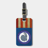 共和党のひよこの荷物のラベル ラゲッジタグ (正面縦)