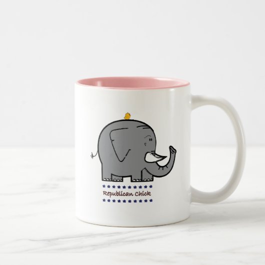 共和党のひよこ ツートーンマグカップ (右)