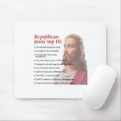 共和党のイエス・キリストの上10のリスト マウスパッド (マウス)
