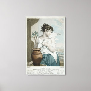 共和党のカレンダーの幼芽の、第7月 キャンバスプリント