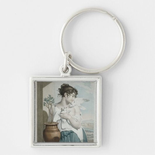 共和党のカレンダーの幼芽の、第7月 キーホルダー (正面)