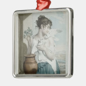 共和党のカレンダーの幼芽の、第7月 メタルオーナメント (左)