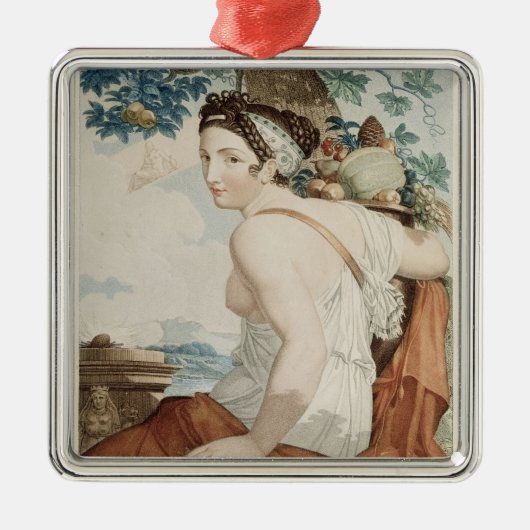 共和党のカレンダーのFructidorの第12月 メタルオーナメント (正面)