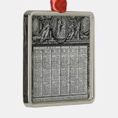 共和党のカレンダー、1793年9月22日 メタルオーナメント (右)