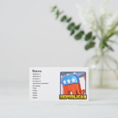 共和党のキャンペーン 名刺 (スタンド正面)