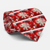 共和党のクリスマス ネクタイ (ロール)