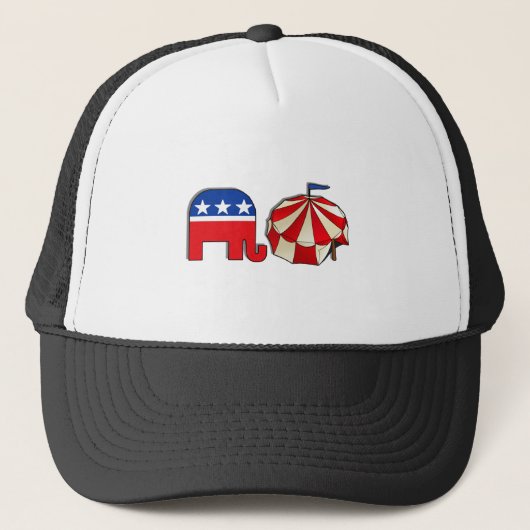 共和党のサーカスの象 キャップ (正面)
