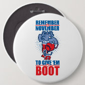 共和党のスローガン 缶バッジ (正面&裏面)