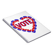 共和党のゾウに投票する ノートブック (右側)