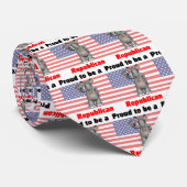 共和党のタイがあること誇りを持った ネクタイ (ロール)