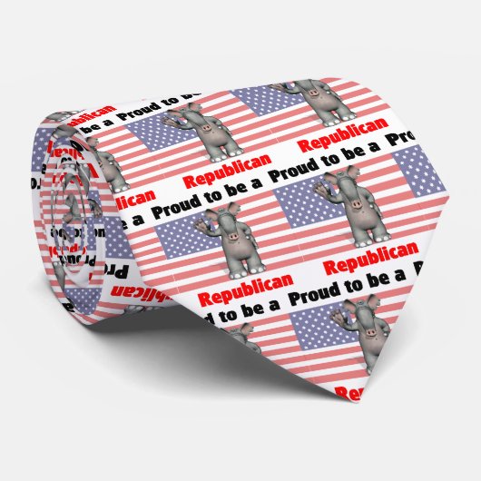 共和党のタイがあること誇りを持った ネクタイ (ロール)