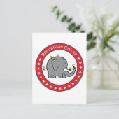 共和党のチクチ ポストカード (スタンド正面)