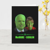 共和党のハロウィン! カード (黄色い花)