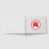 共和党のパーティー政治的シンボル（象） ゲストブック (全面)