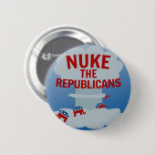 共和党のピンをヌーク 缶バッジ (正面&裏面)