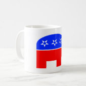 共和党のマグ コーヒーマグカップ (正面左)