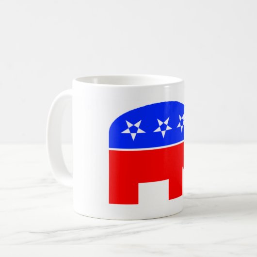 共和党のマグ コーヒーマグカップ (正面左)