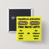 共和党の候補者 缶バッジ (正面&裏面)
