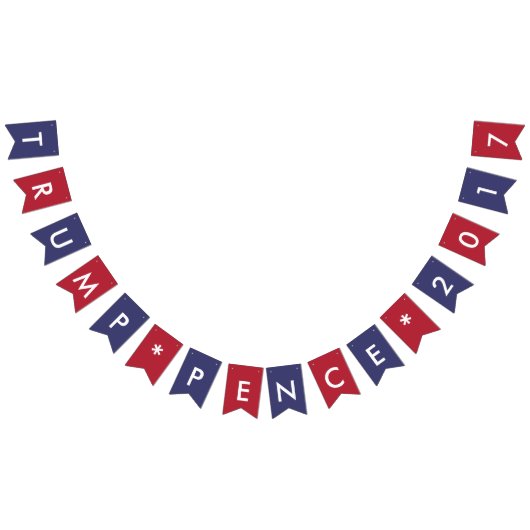 共和党の切札のペニー2017の米国旗色 バンティングフラッグ (全)