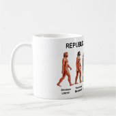 共和党の大統領 コーヒーマグカップ (左)