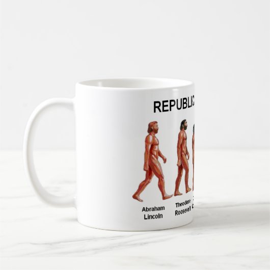 共和党の大統領 コーヒーマグカップ (左)