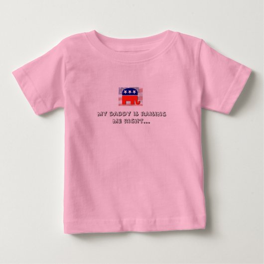 共和党の子供 ベビーTシャツ (正面)
