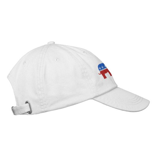 共和党の愛国心を持つ 刺繍入りキャップ (右)