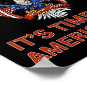 共和党の投票トランプ2024アメリカ最初に我々はPe ポスター (角)