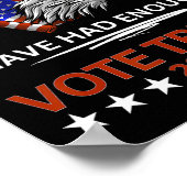 共和党の投票トランプ2024我々は人々が持っていた ポスター (角)