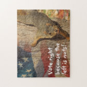 共和党の投票権リス ジグソーパズル (縦)