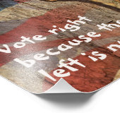 共和党の投票権リス フォトプリント            (角)
