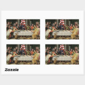 共和党の最後のパーティー 長方形シール (シート)