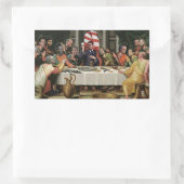 共和党の最後のパーティー 長方形シール (バッグ)