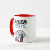 共和党の涙 マグカップ (正面左)