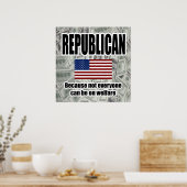 共和党の福祉ポスター ポスター (キッチン)