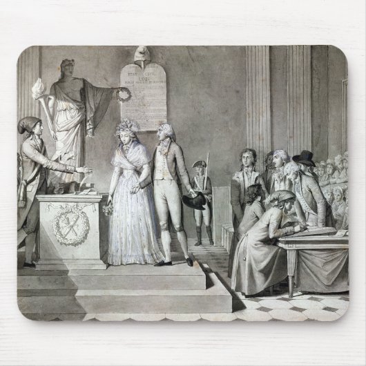 共和党の結婚 マウスパッド (正面)