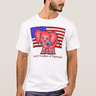 共和党の表現の自由 Tシャツ