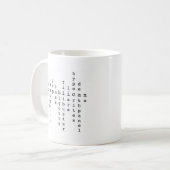 共和党の言語連想法 コーヒーマグカップ (正面左)