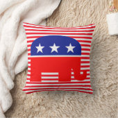 共和党の象の枕 クッション (ブランケット)