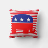 共和党の象の枕 クッション (裏面)