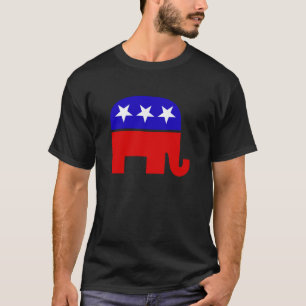 共和党の象のTシャツ Tシャツ