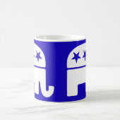 共和党の象マグ コーヒーマグカップ (中央)