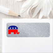 共和党の象住所 シール (インサイチュ)