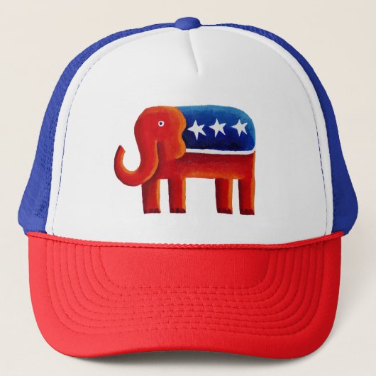 共和党の象 キャップ (正面)